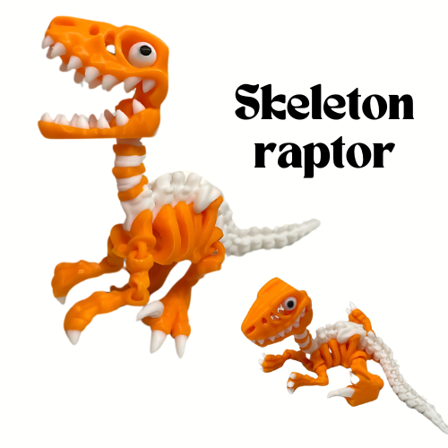 Skeleton raptor