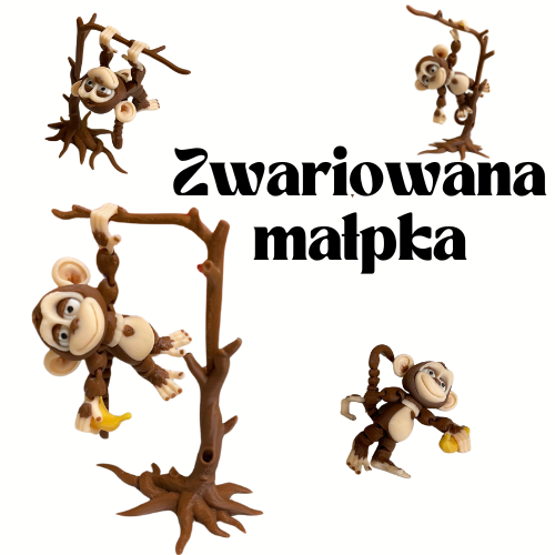 Zwariowana małpka – zestaw z darmowymi akcesoriamii