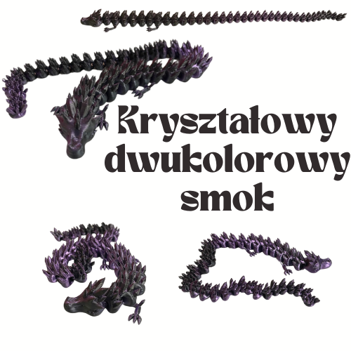 Kryształowy smok – dwukolorowy